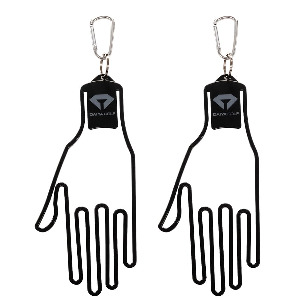 ダイヤゴルフ(DAIYA GOLF) ダイヤゴルフグローブハンガー２P 乾かして清潔かつ型崩れを防ぐ 保管 両手 乾燥 ゴルフ用 手袋 ホルダー 2個入り AS-4012 90